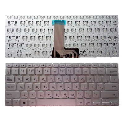 Asus A412 A412D A412FL DA X412 X412F X412FA X412U silver Russian RU keyboard Asus A412 A412D A412FL DA X412 X412F X412FA X412U silver Russian RU keyboard