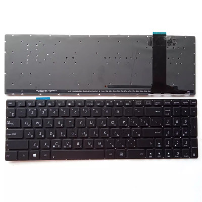 Asus N56 N550 N550JV N550J N550X n750j black backlit Russian RU keyboard Asus N56 N550 N550JV N550J N550X n750j black backlit Russian RU keyboard