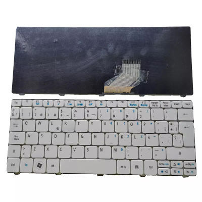 Acer One NAV70 PAV01 PAV70 POVE6 ZE6 ZH9 white Spanish SP keyboard