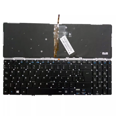 Acer V5-572 V5-572G V5-572P V5-573 V5-573G V5-552 backlit Spanish SP keyboard Acer V5-572 V5-572G V5-572P V5-573 V5-573G V5-552 backlit Spanish SP keyboard