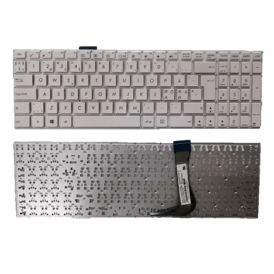 Asus E502 E502M E502MA E502N E502NA E502S E502SA white Norwegian NE NR keyboard Asus E502 E502M E502MA E502N E502NA E502S E502SA white Norwegian NE NR keyboard