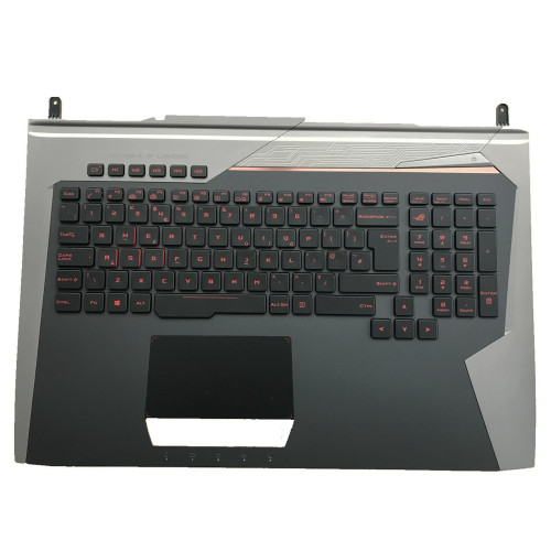Asus ROG G752VS G752VSK G752VY backlit UK keyboard palmrest Asus ROG G752VS G752VSK G752VY backlit UK keyboard palmrest