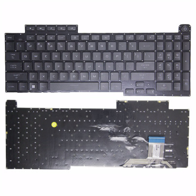 Asus ROG Strix SCAR 17 SE G733CW, G733CX, Strix SCAR 17 X3D G733PYV, G733PZV, RGB backlit US keyboard Asus ROG Strix SCAR 17 SE G733CW, G733CX, Strix SCAR 17 X3D G733PYV, G733PZV, RGB backlit US keyboard