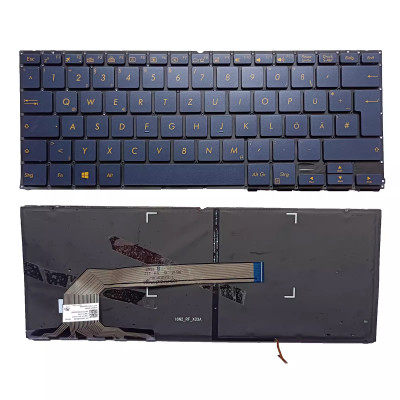 Asus UX370 UX370UA UX370UAF UX370UAR blue backlit German DE keyboard Asus UX370 UX370UA UX370UAF UX370UAR blue backlit German DE keyboard
