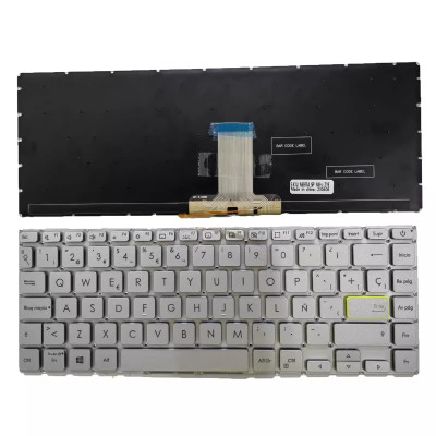 Asus VivoBook S14 S433 S433EA S433EQ S433FL S433JQ X421 backlit Spanish SP keyboard Asus VivoBook S14 S433 S433EA S433EQ S433FL S433JQ X421 backlit Spanish SP keyboard