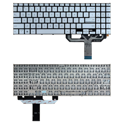 Asus Vivobook D1502, D1502IA, D1503, D1503QA, silver US keyboard Asus Vivobook D1502, D1502IA, D1503, D1503QA, silver US keyboard
