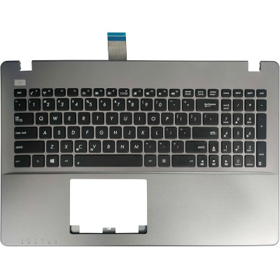 Asus X550, Y581, F550, A550, R510, R513, R505, K550, X552, F552, US keyboard palmrest silver