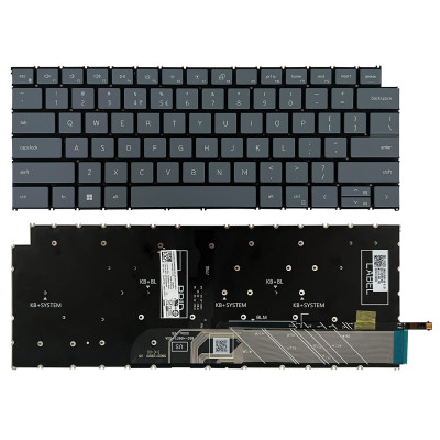Dell P132F P133F, P185G, P186G, P187G, P190G, P197G, P198G, blue backlit US keyboard Dell P132F P133F, P185G, P186G, P187G, P190G, P197G, P198G, blue backlit US keyboard