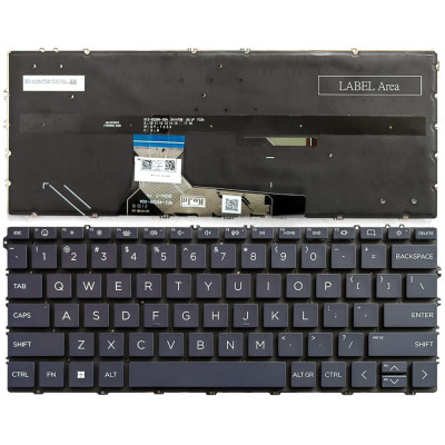 HP Envy x360 2-in-1 14-FC, 14-FA, TPN-C172, TPN-C173, backlit US keyboard deep blue HP Envy x360 2-in-1 14-FC, 14-FA, TPN-C172, TPN-C173, backlit US keyboard deep blue