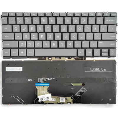 HP Envy x360 2-in-1 14-FC, 14-FA, TPN-C172, TPN-C173, backlit US keyboard gray HP Envy x360 2-in-1 14-FC, 14-FA, TPN-C172, TPN-C173, backlit US keyboard gray