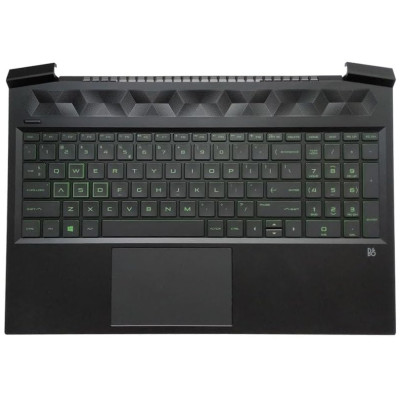 HP Pavilion Gaming 16-A, 16T-A, TPN-Q241, 16-a0000, 16-a0051wm, 16-a0032dx, backlit US keyboard palmrest touchpad HP Pavilion Gaming 16-A, 16T-A, TPN-Q241, 16-a0000, 16-a0051wm, 16-a0032dx, backlit US keyboard palmrest touchpad