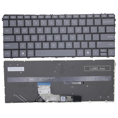 HP Pavilion Aero 13-BG, 13Z-BG, backlit US keyboard gray AI HP Pavilion Aero 13-BG, 13Z-BG, backlit US keyboard gray AI