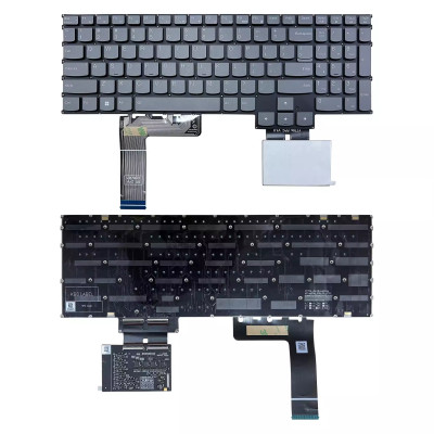 Lenovo Legion S7-16ARHA7, S7-16IAH7, gray RGB backlit US keyboard
