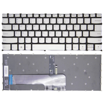 Lenovo IdeaPad Slim 5 14AHP9 14IMH9 14IRU9, F10 lock silver backlit US keyboard