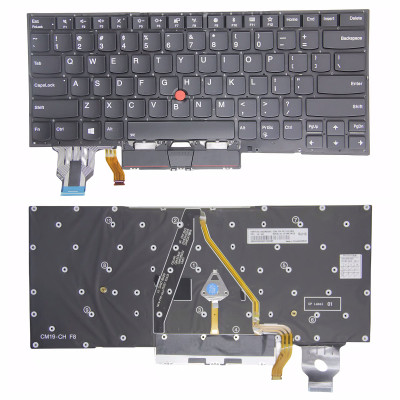 Lenovo thinkpad X1 yoga 4th Gen 2019, X1 yoga 5th Gen 2020, backlit US keyboard high copy black-key Lenovo thinkpad X1 yoga 4th Gen 2019, X1 yoga 5th Gen 2020, backlit US keyboard high copy black-key