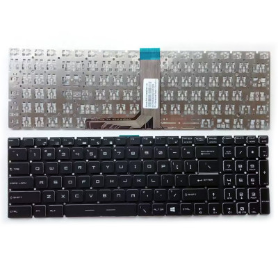 MSI Creator 17, A10SE, A10SF, A10SFS, A10SGS, B11UE, B11UH, B11UG, MS-17G3, MS-17M1, black US keyboard