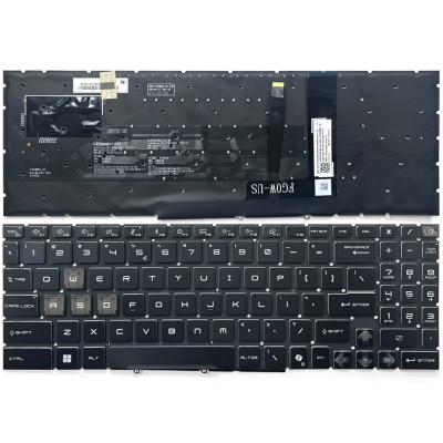 MSI Crosshair 16 17 18 HX, D14V, A2XW, D2XW, 24-zone RGB backlit US keyboard AI